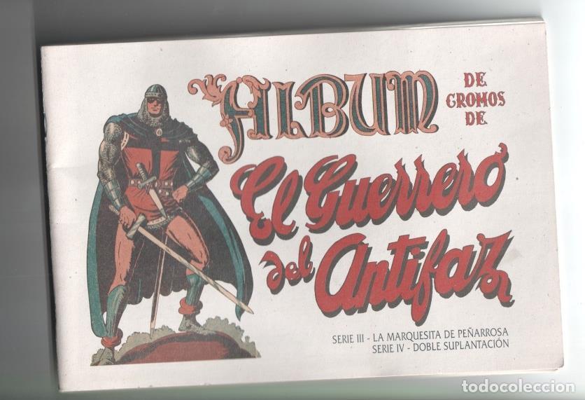 Fumetti: Facsimil: El Guerrero del Antifaz album de cromos series III y IV (CON LOS CROMOS PEGADOS) - Manuel
