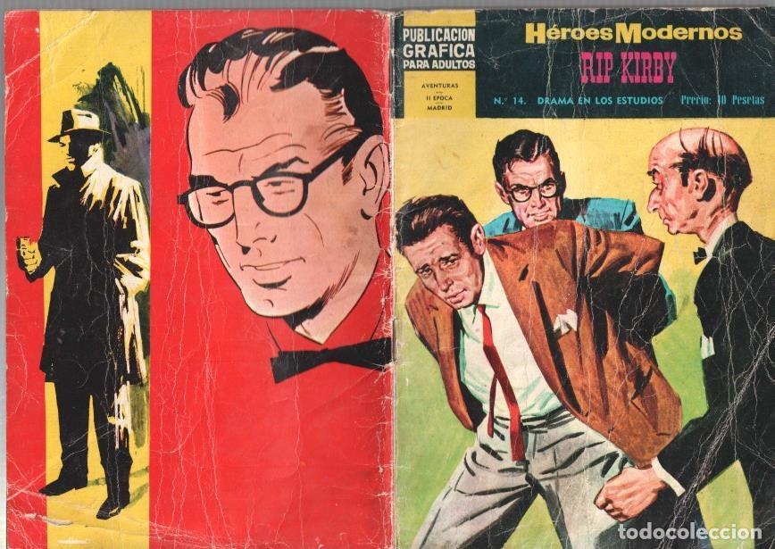 Fumetti: Dolar: Heroes modernos 2a epoca numero 14: Rip Kirby: Drama en los estudios - John Prentice