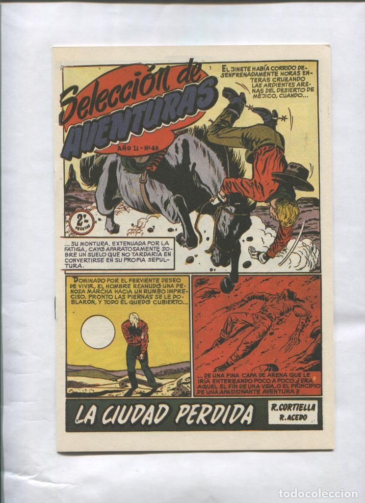 C&oacute;mics: Seleccion de Aventuras Oeste numero 48: La ciudad perdida - varios - Foto 1