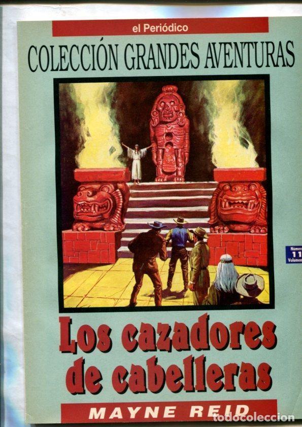 C&oacute;mics: Grandes Aventuras volumen 3 numero 11: Los cazadores de cabelleras - Mayne Reid