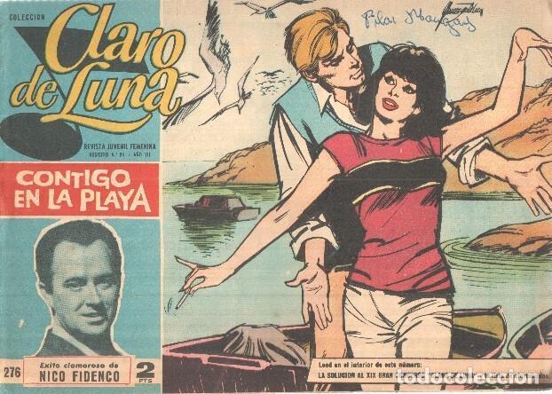 Comics: Claro de Luna numero 276: Contigo en la playa, foto de Nico Fidenco - Miguel G.Esteban
