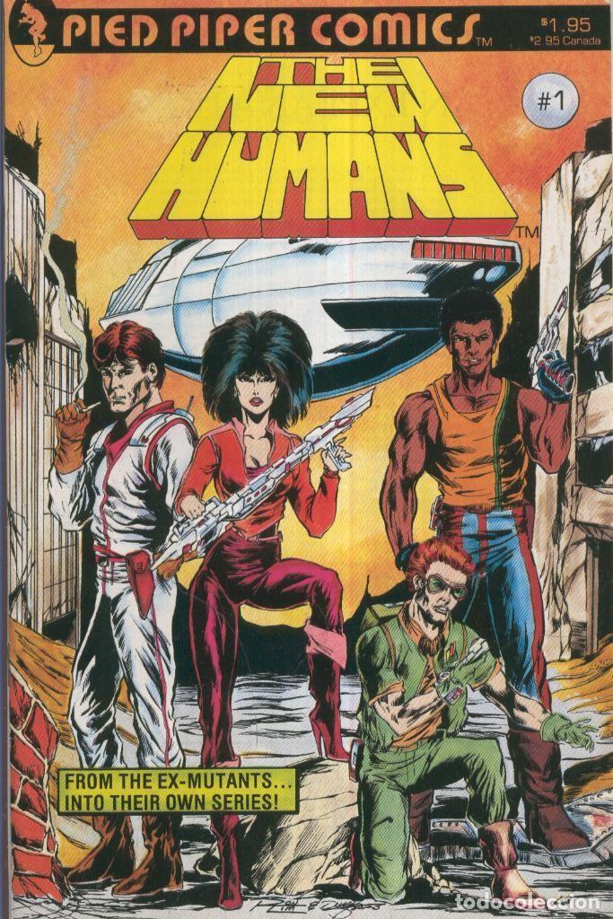 Comics: THE NEW HUMANS, Vol.1: No.01 (Pied Piper) - David Lawrence