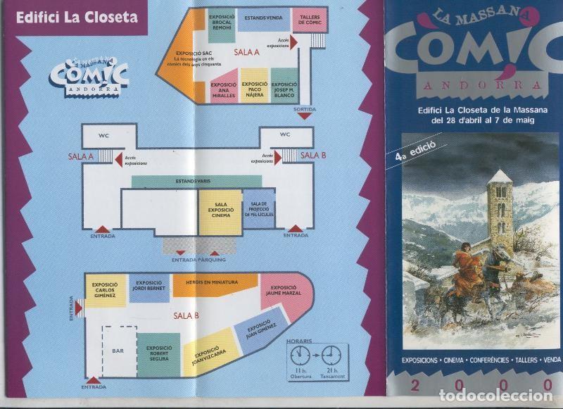 C&oacute;mics: Triptico salon comic La Massana / Andorra 2000 - Varios - Foto 1