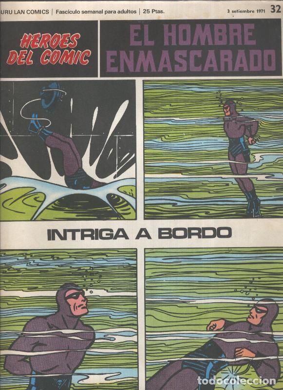 Comics: El Hombre Enmascarado numero 32: Intriga a bordo (numerado 2 en trasera) - Varios