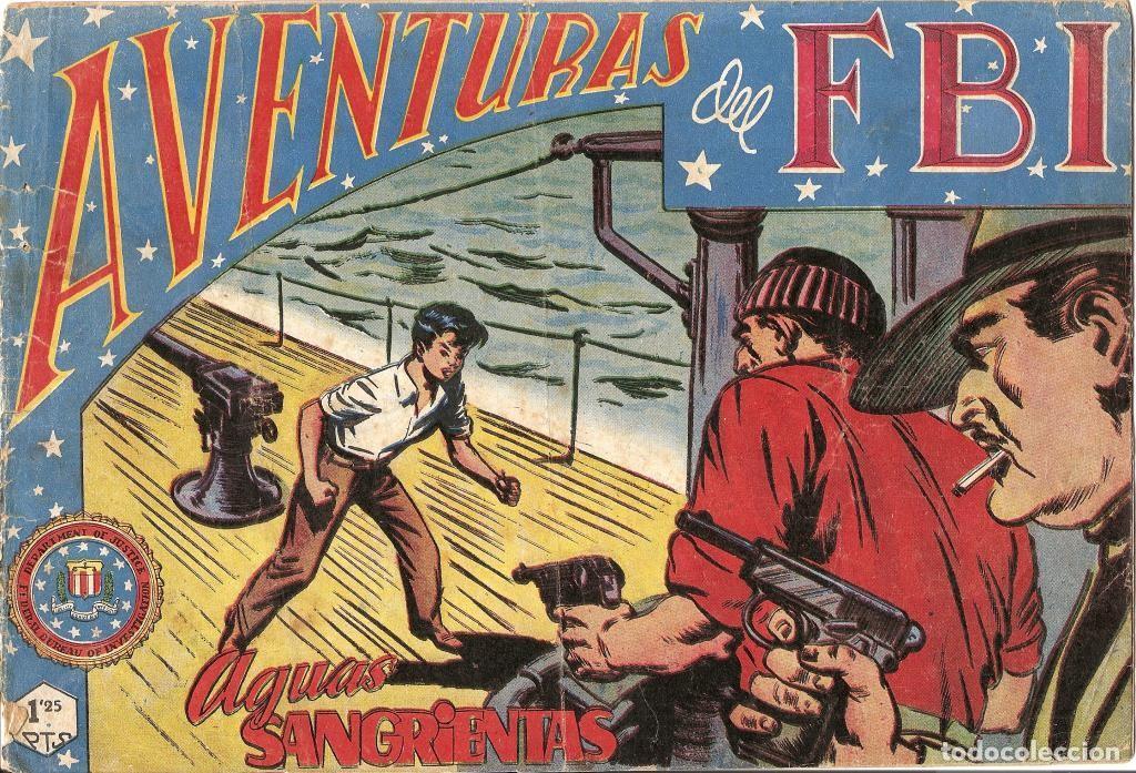 Comics: Aventuras del FBI original numero 038: Aguas sangrientas (numerado 3 en trasera) - Luis Bermejo