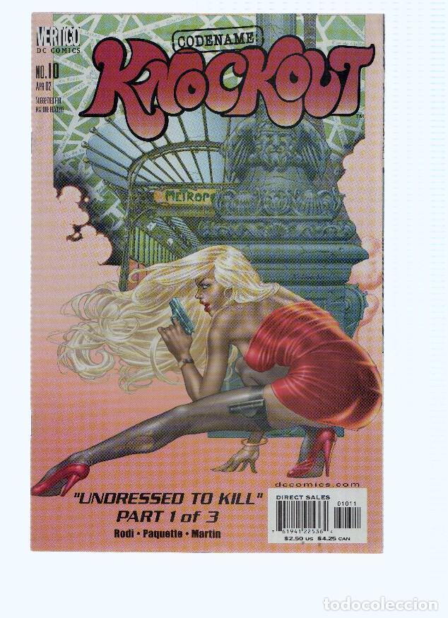 C&oacute;mics: CODENAME: KNOCKOUT, Volume 1, Numero 10: Undressed to Kill, Part 1 (Vertigo 2001) - Robert Rodi - Foto 1