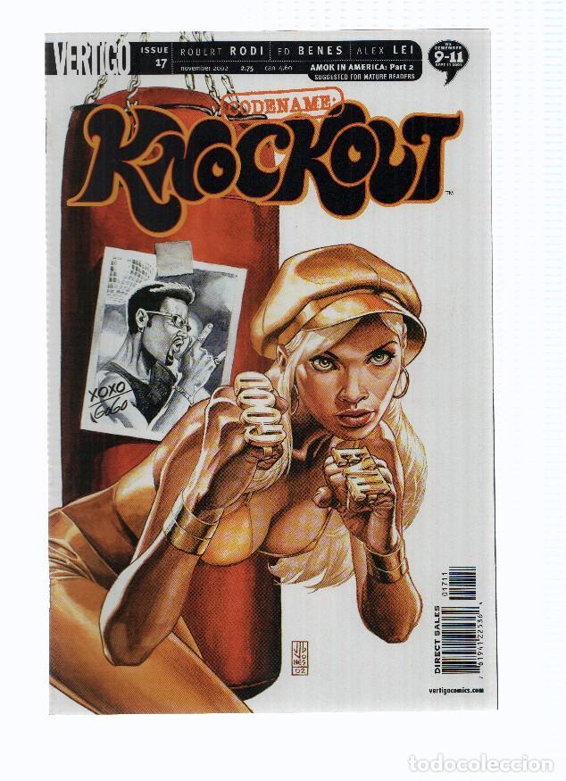 Comics: CODENAME: KNOCKOUT, Volume 1, Numero 17: AMOK in America, Part 2 (Vertigo 2001) - Robert Rodi
