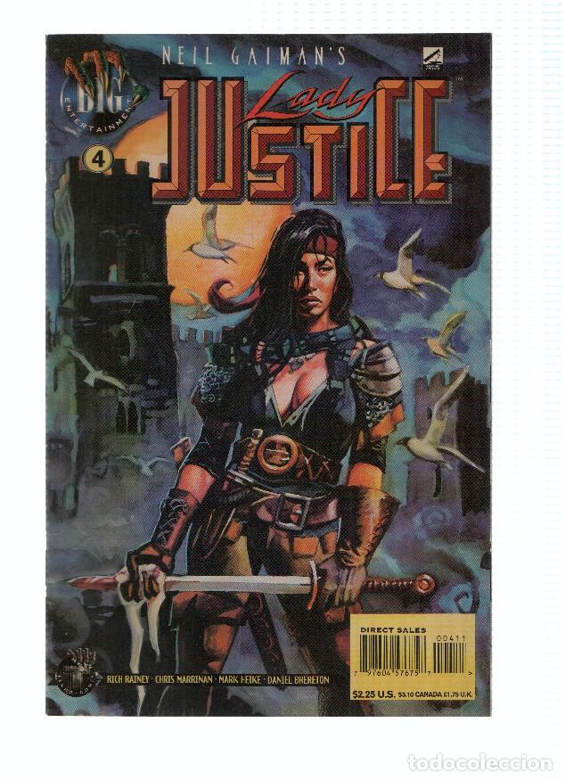 C&oacute;mics: Neil Gaiman: LADY JUSTICE, Volume 2, Numero 04: Control Freak, Part III (Big Entertainment 1996) - C