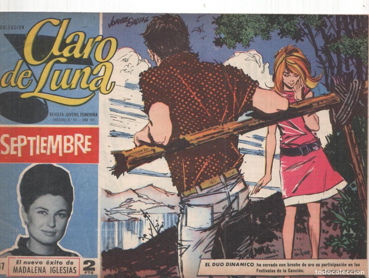 C&oacute;mics: Claro de Luna numero 367: reportaje sobre el Duo Dinamico (numerado 4 en trasera) - Madalena Iglesia