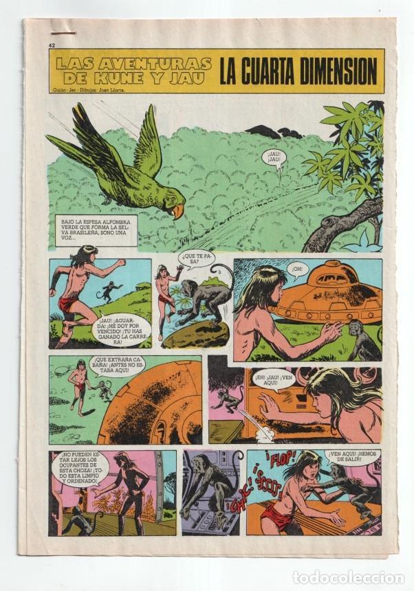Comics: Bruguera: Las aventuras de Kune y Jau: La cuarta dimension (Juan Llorca, 8 paginas) - Varios