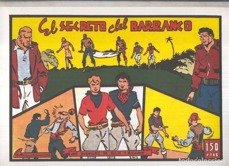 C&oacute;mics: Facsimil Julio y Ricardo: El secreto del barranco - Marculeta - Foto 1
