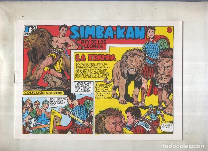 Comics: Simba Kan rey de los leones facsimil numero 18: La trampa - Martinez Osete