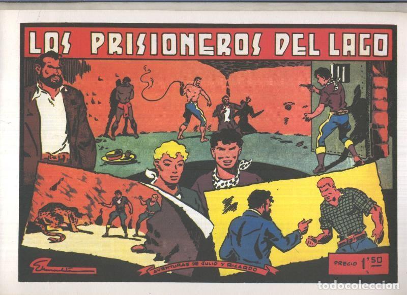 C&oacute;mics: Facsimil Julio y Ricardo: Los prisioneros del lago - Marculeta - Foto 1