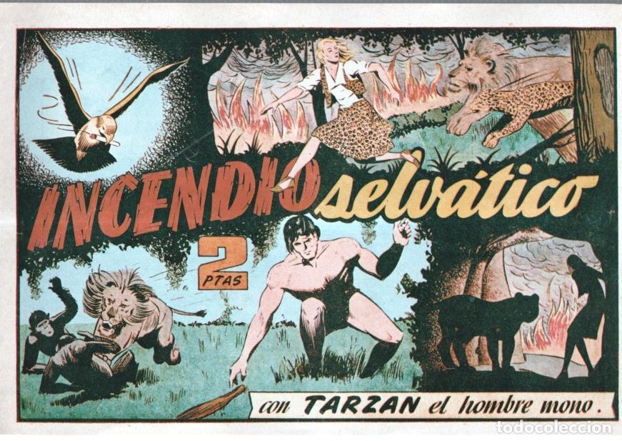 C&oacute;mics: Facsimil: Tarzan: Incendio selvatico - Varios - Foto 1