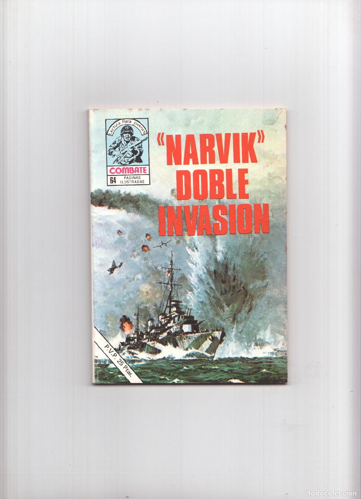 Comics: Combate numero 187: Narvik doble invasion (dibujos de Escolano) - varios