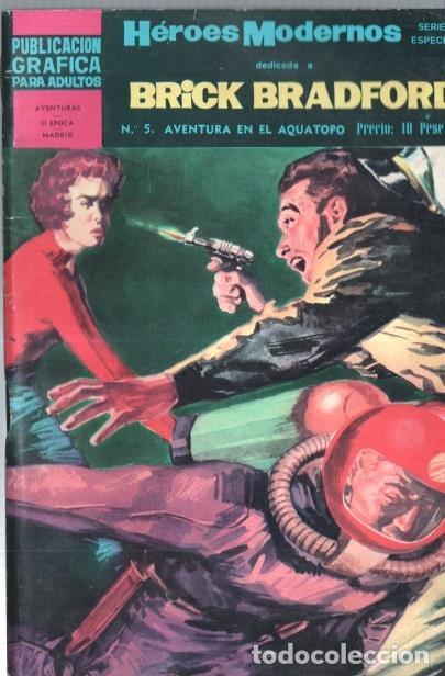 Comics: Dolar: Heroes Modernos serie Brick Bradford numero 05: Aventura en el Aquatopo (numerado 2 en interi