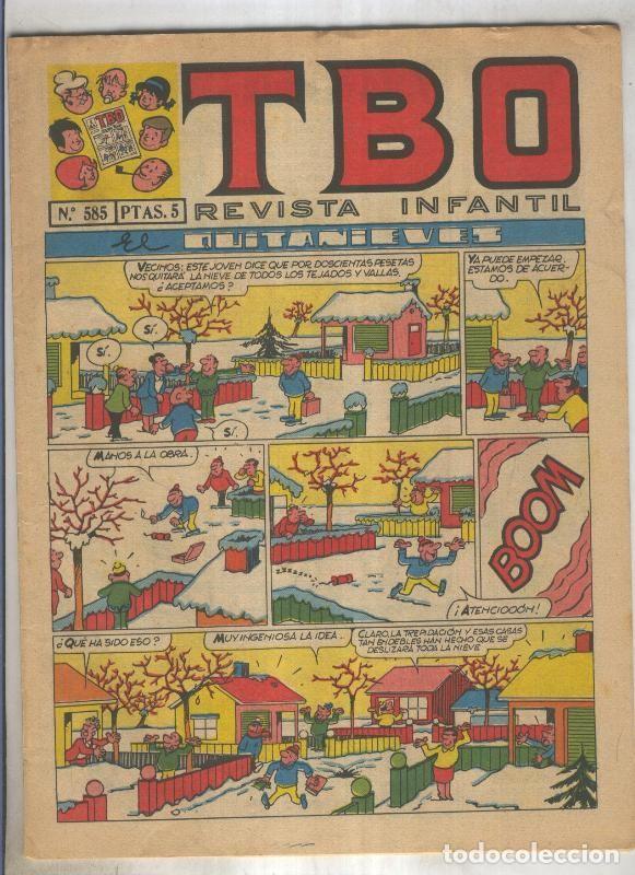 C&oacute;mics: TBO numero 585: El quitanieves (Blanco), (numerado 3 en trasera) - Varios