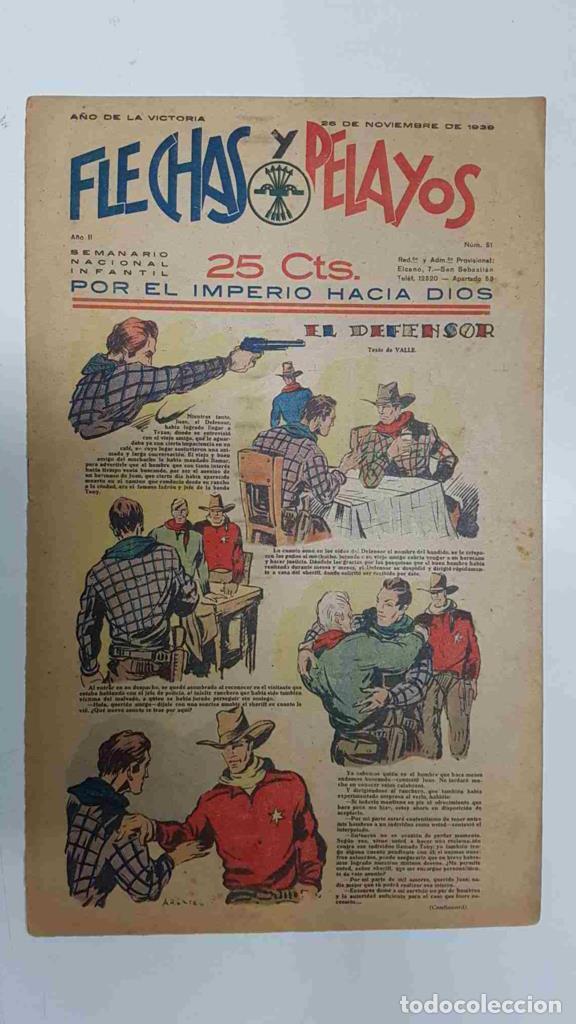 C&oacute;mics: Flechas y Pelayos numero 051 del 26.11.1939 - Varios - Foto 1