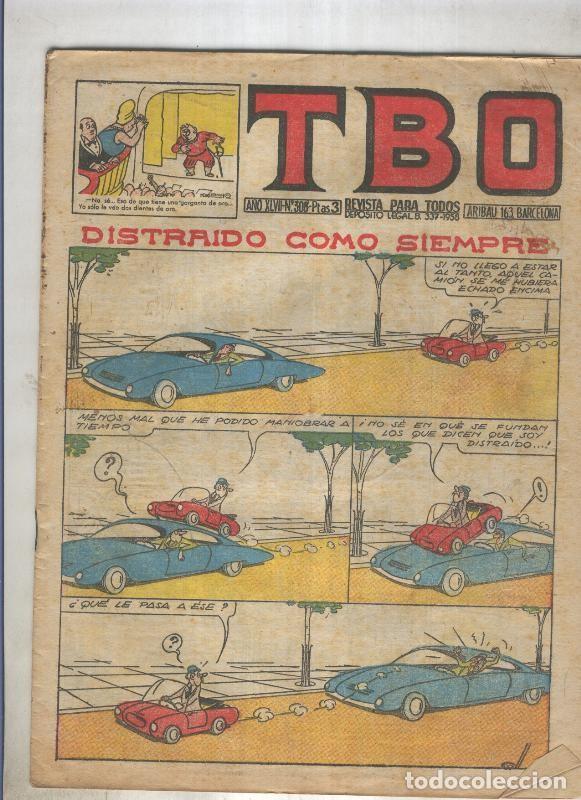 C&oacute;mics: TBO numero 308: Distraido como siempre (Coll), (numerado 2 en trasera) - Varios - Foto 1