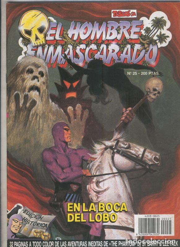 Comics: El Hombre Enmascarado numero 25 (numerado 2 en trasera) - Lee Falk