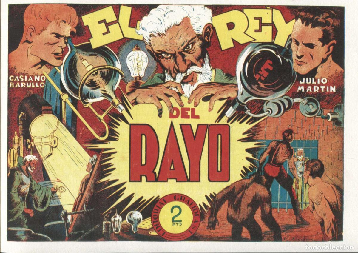 C&oacute;mics: Casiano Barullo facsimil numero 20: El rey del rayo - Beyloc - Foto 1