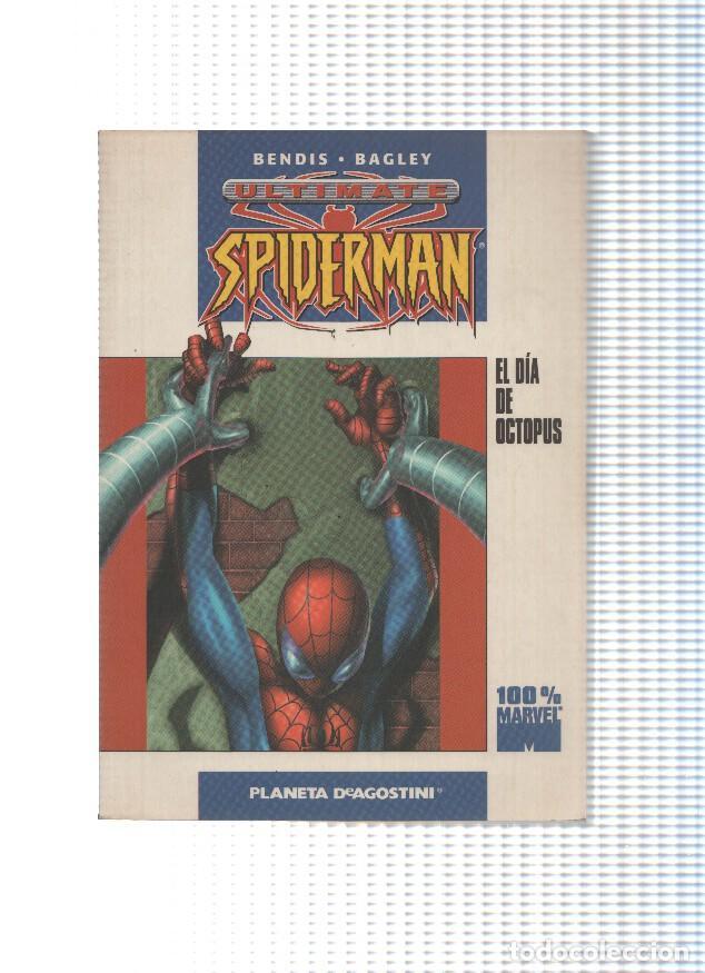C&oacute;mics: ULTIMATE SPIDERMAN: EL DIA DE OCTOPUS - 100% Marvel (Planeta de Agostini 2004) - Brian Michael Bendi - Foto 1