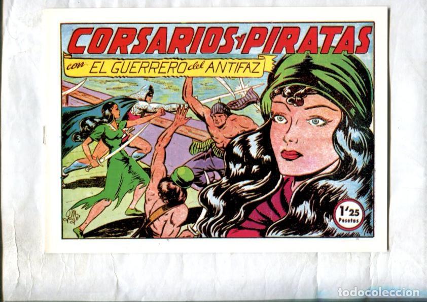 C&oacute;mics: Facsimil: El Guerrero del Antifaz numero 134: Corsarios y piratas - Manuel Gago