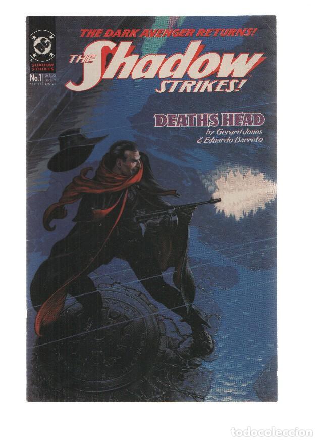 C&oacute;mics: THE SHADOW STRIKES, Volume 1, Numero 01: Death's Head (DC 1989) - Gerard Jones