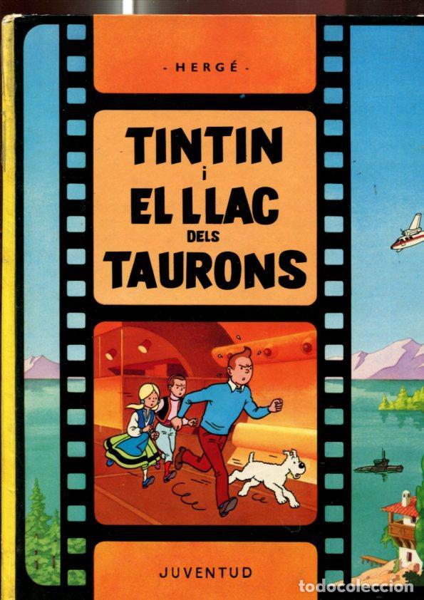 C&oacute;mics: Album: Tintin: i El llac dels Taurons (versio en catala) - Herge