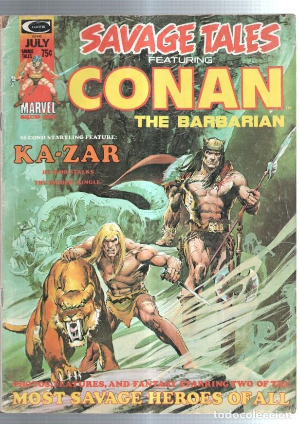 C&oacute;mics: Savage Tales Featuring: Conan the barbarian numero 5 - - Foto 1