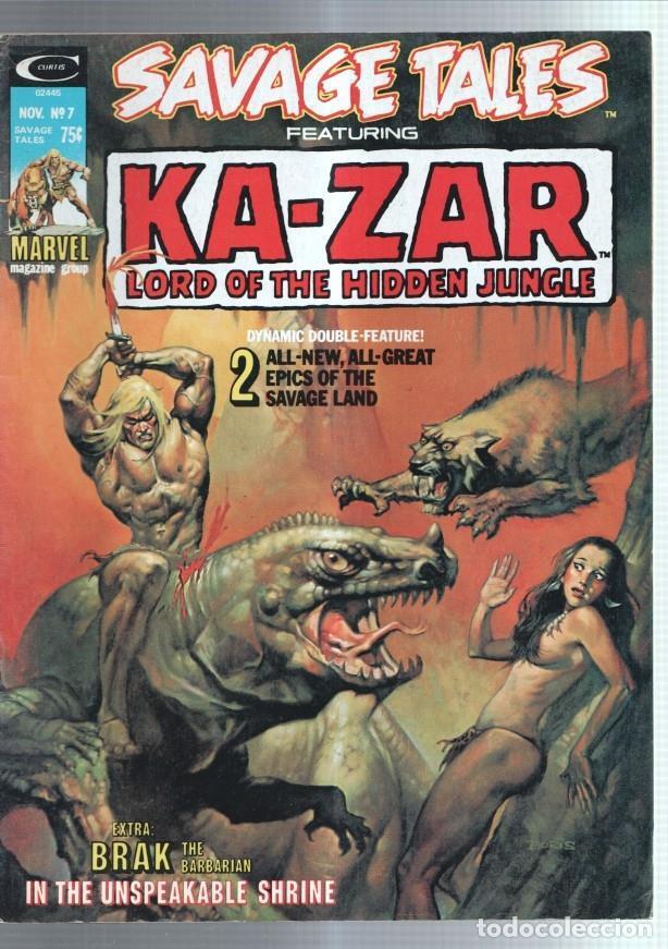Comics: Savage Tales Featuring: Kazar lord of the hideen jungle numero 07 -