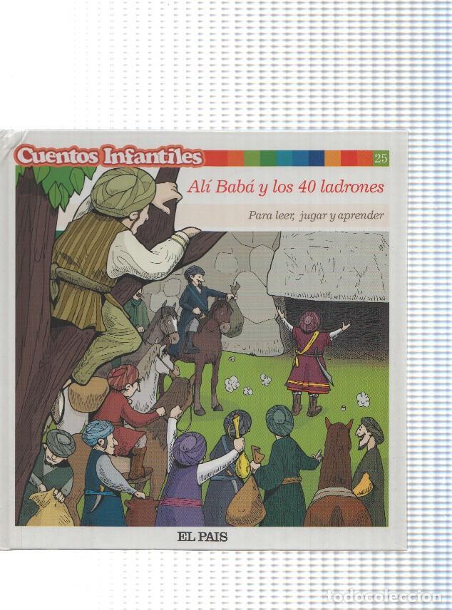 Comics: Cuentos infantiles El Pais numero 25: Ali Baba y los 40 ladrones ( Paginas de actividades resueltas