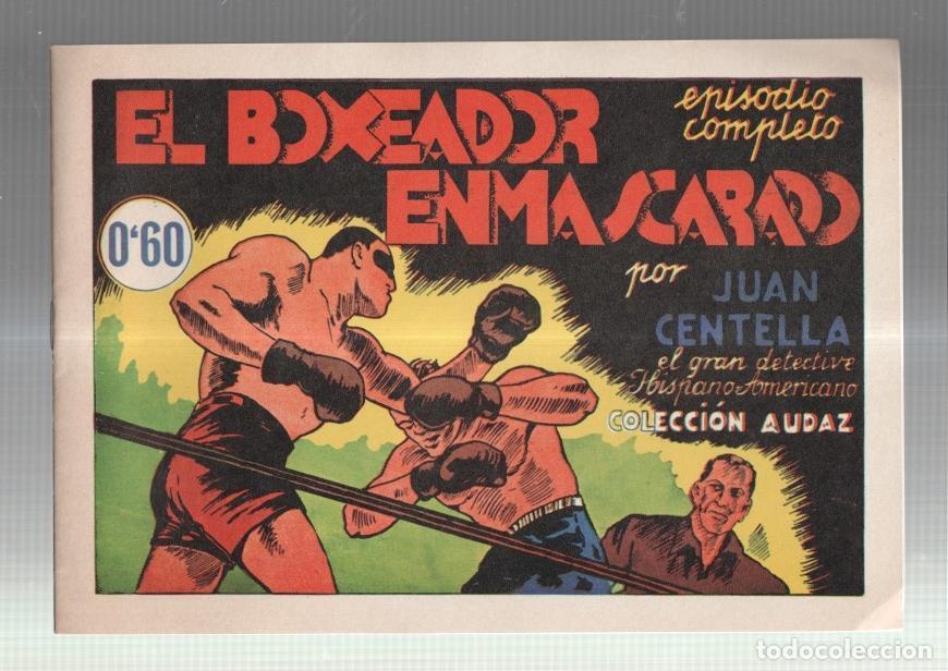 C&oacute;mics: Facsimil: Juan Centella coleccion Audaz: El boxeador enmascarado - Cossio - Foto 1