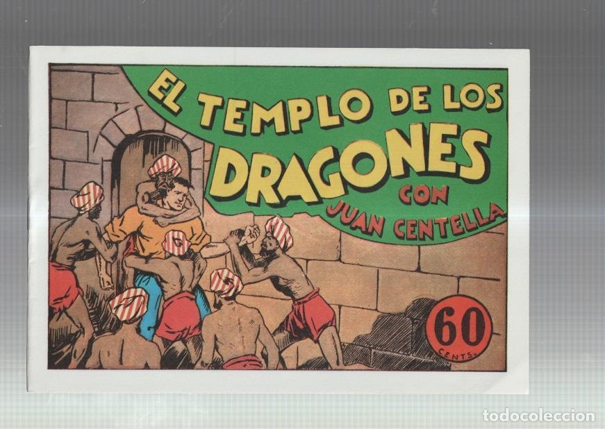 Comics: Facsimil: Juan Centella coleccion Audaz: El templo de los dragones - Cossio