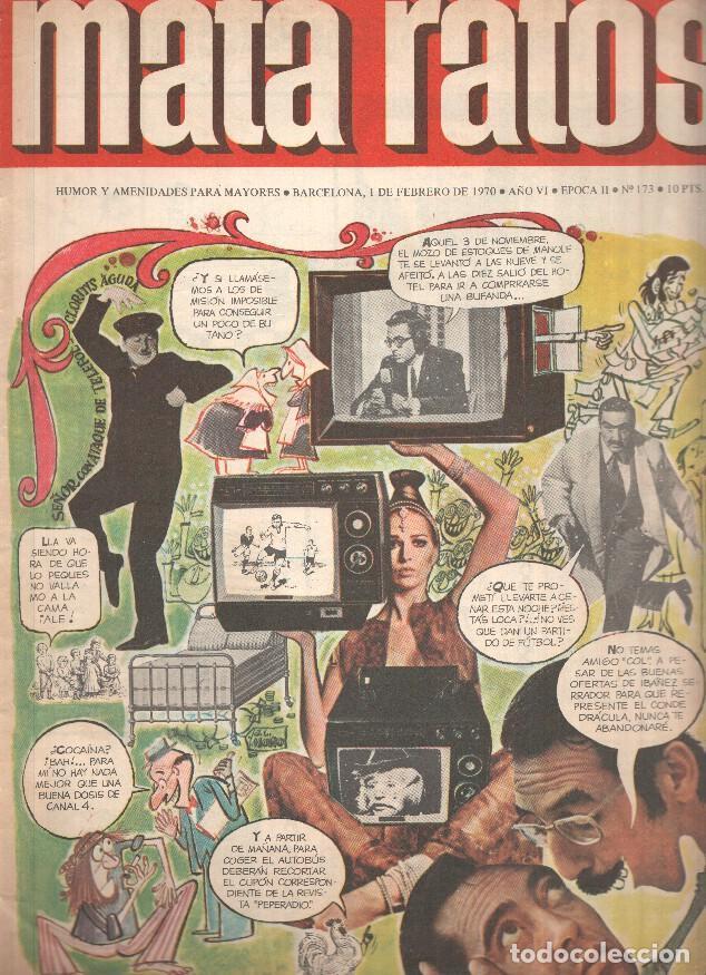 Comics: Revista: MATA RATOS, A&ntilde;o VI, II Epoca: Numero 177 (01 Abril 1970) - Varios