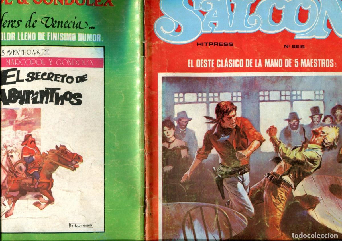 C&oacute;mics: El comic del oeste Saloon numero 6 (numerado 2 en trasera) - Varios - Foto 1