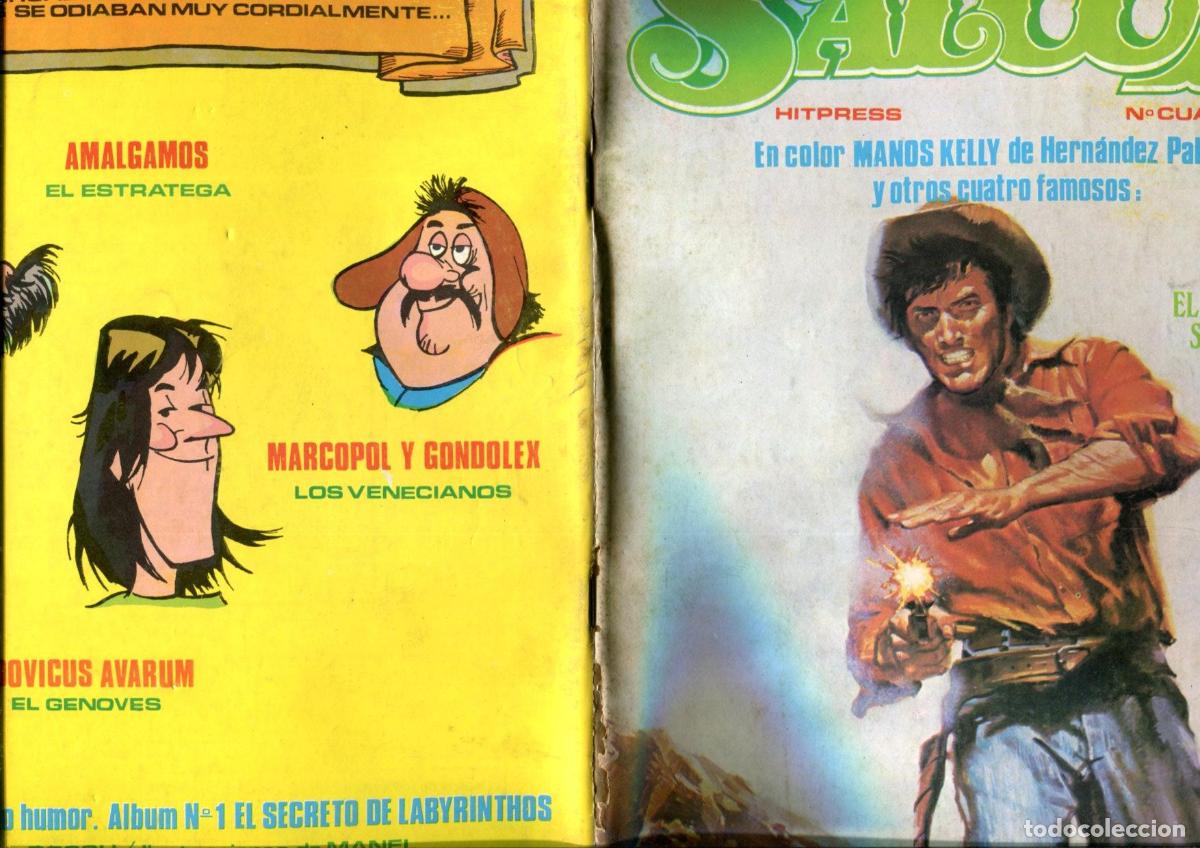 C&oacute;mics: El comic del oeste Saloon numero 4 (numerado 2 en trasera) - Varios - Foto 1