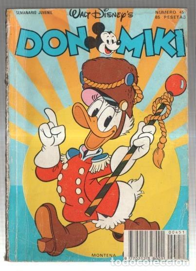 Fumetti: Montena: Don Miki numero 451: procede de retapado y algo aviejado -