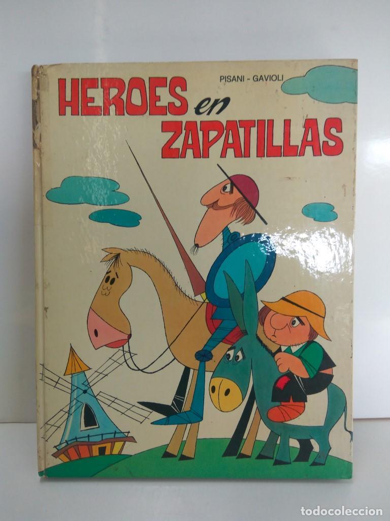 Fumetti: HEROES EN ZAPATILLAS: Personajes Historicos - Angel Pisani, Gino Gavioli (Circulo de Lectores 1973)