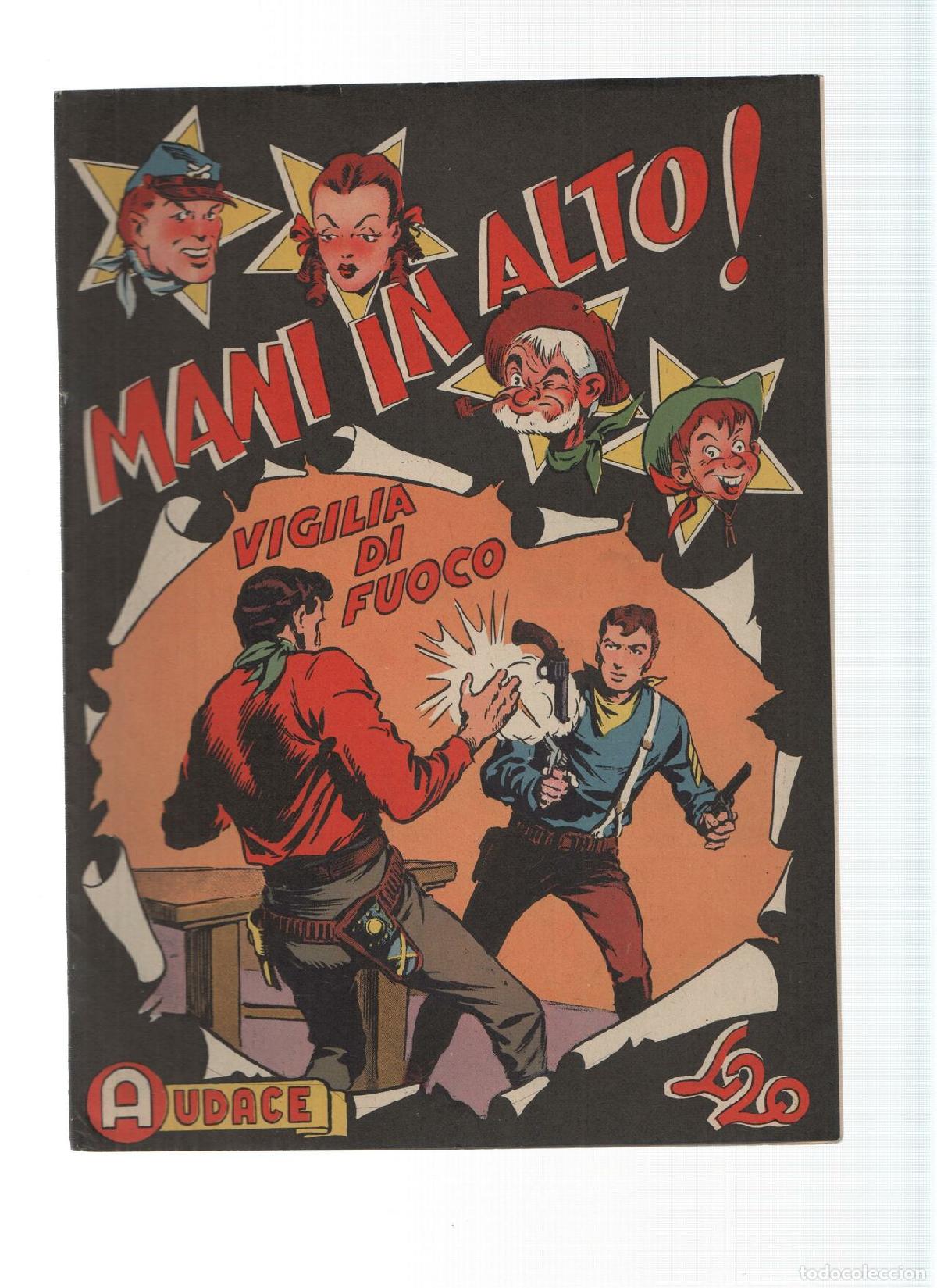 Comics : AUDACE, Serie MANI IN ALTO, Numero 08: Ombre Rosse (Audace 1975) - VARIOS