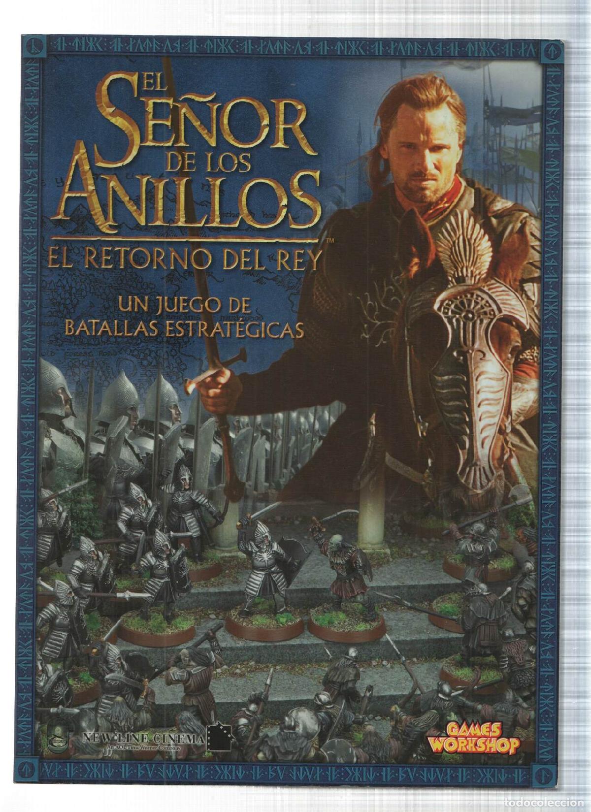 C&oacute;mics: EL SE&Ntilde;OR DE LOS ANILLOS: EL RETORNO DEL REY - Un juego de Batallas Estrategicas (Games Workshop 2003