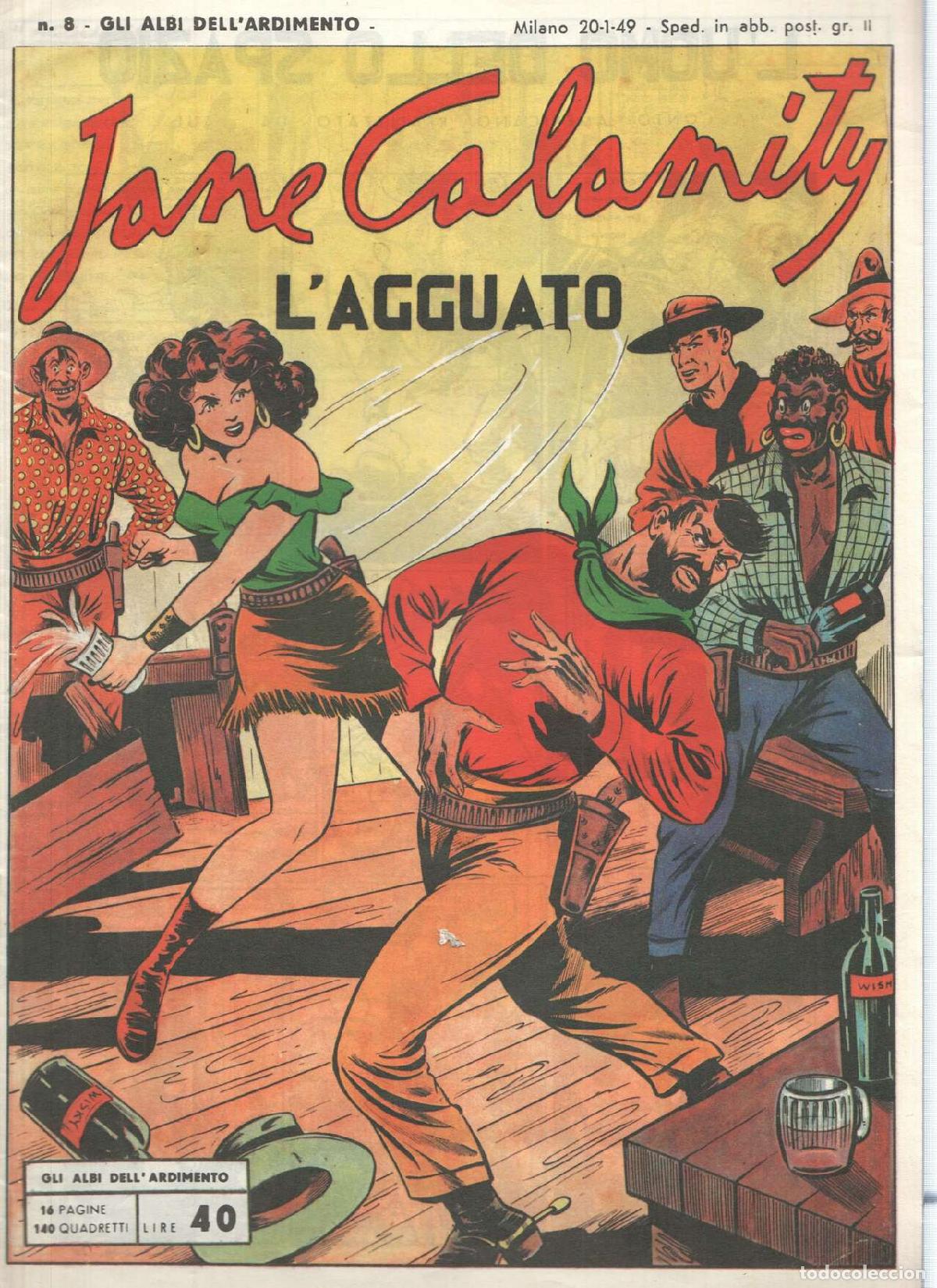 Fumetti: JANE CALAMITY, Numero 08: L'Agguato (Subalpino 20-01-1949) - Paul