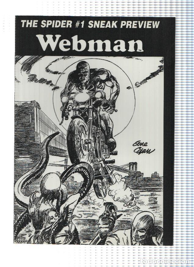 Comics: THE SPIDER, Numero 01: SNEAK PREVIEW WEBMAN - Gene Colan (TM 2001) - Gene Colan