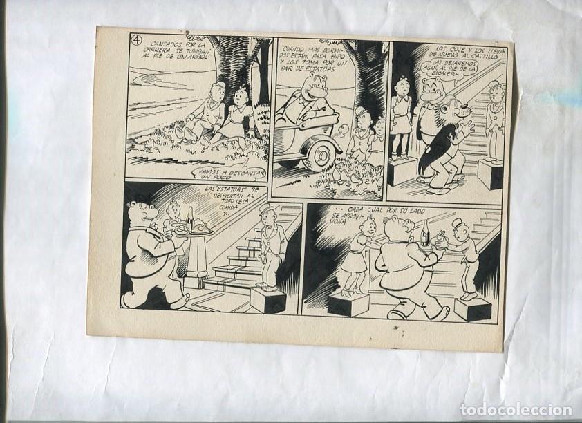 Comics: Dibujo original de: Hipo, Monito y Fiffi modelo 10 - Boix