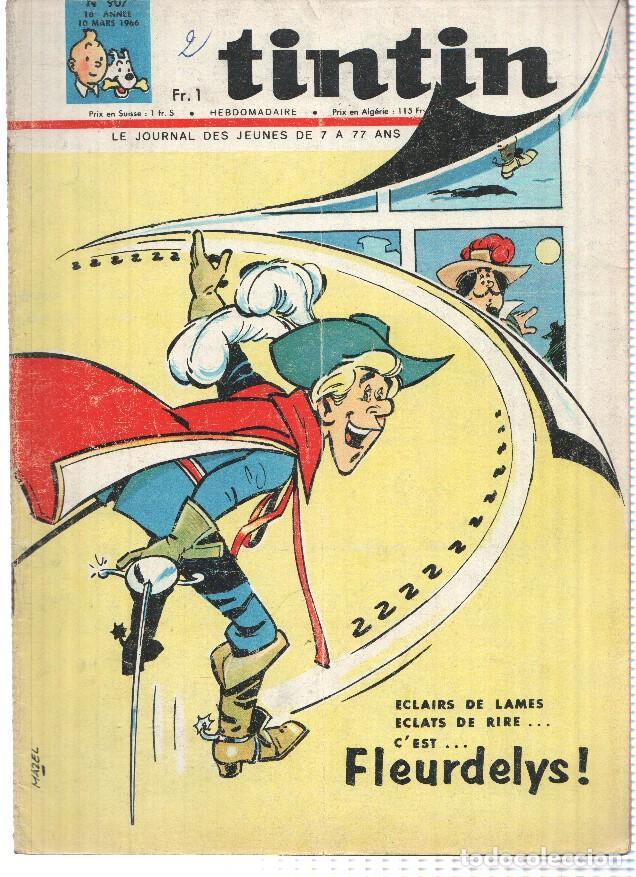 C&oacute;mics: TINTIN LE JOURNAL, Numero 0907: FLEURDELYS (Dargaud 1966) - Varios - Foto 1