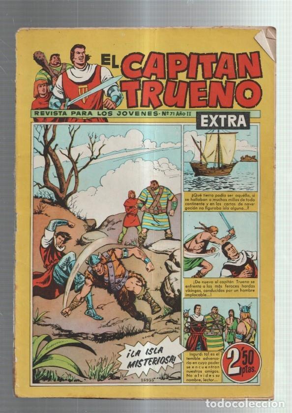 Comics: El Capitan Trueno Extra numero 071 (numerado 2 en trasera) (cubierta medio suelta) - varios