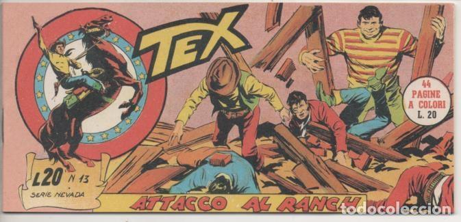 C&oacute;mics: Comic E00459: Collada del Tex L20 n&ordm; 13 Serie Nevada. Attacco al Ranch - Bonelli - Foto 1