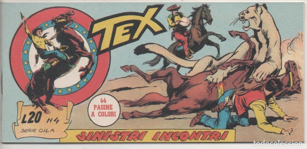 C&oacute;mics: Comic E00465: Collada del Tex L20 n&ordm; 4 Serie Gila. Sinistri Incontri - Bonelli - Foto 1