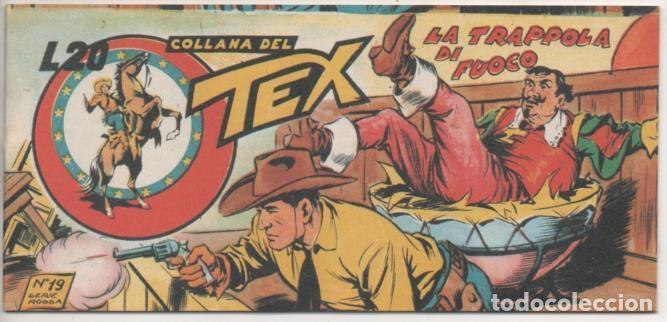 C&oacute;mics: Comic E00408: Collada del Tex L20 n&ordm; 19 Serie Rossa. La Trappola di Fuoco - Bonelli - Foto 1