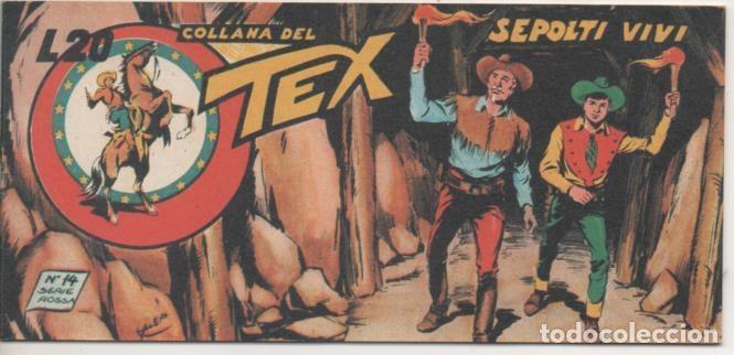 C&oacute;mics: Comic E00403: Collada del Tex L20 n&ordm; 14 Serie Rossa. Sepolti Vivi - Bonelli - Foto 1